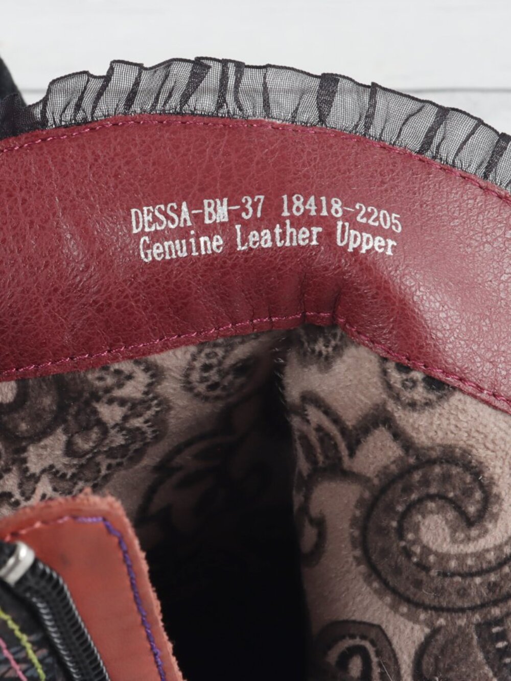 L'Artiste  Dessa Bootie EU 37 / USA 6.5-7 - Black Multi - Picture 8 of 15